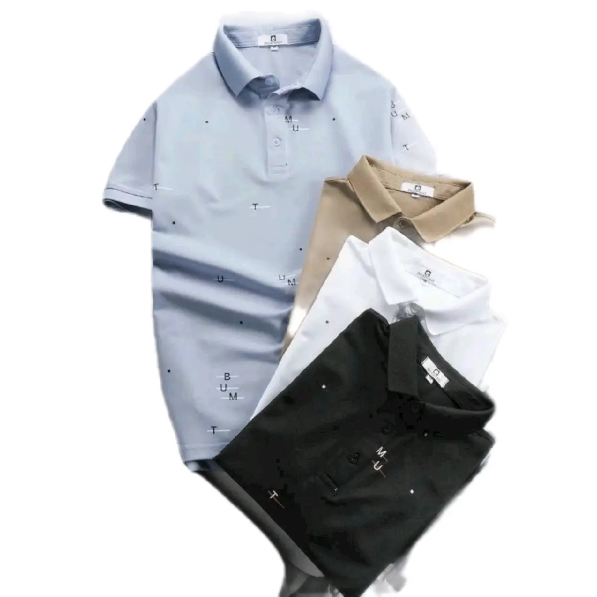 ÁO THUN NAM POLO PACK BUMT . Size M, L, XL, 2XL, 3XL : 50 -- 95 ký   Chất thun cá sấu Poly, mịn