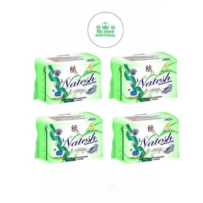 Pembalut Herbal Natesh | Pembalut Natesh Day Pantyliner Night Extra long Atasi haid Exp terbaru 1