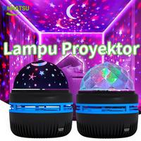 Gambar Vinnatsu Lampu Proyektor Dengan Langit Malam Bintang Lampu Tidur Proyektor Galaxy Aesthetic 360° Berputar Lampu Tidur Proyektor Aurora Lampu Dekorasi Ruangan Live - Crystal dari Vinnatsu Kab. Tangerang 1 Tokopedia