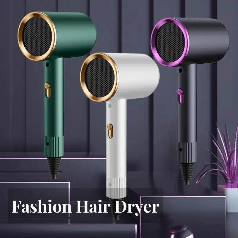 LELY-Shop FASHION HAIR DRYER PROFESSIONAL Ion Negatif Pengering rambut  Kecepatan Tinggi 800W PUTIH-Fashion Hair Dryer