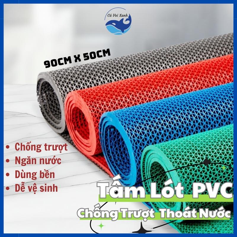 Thảm nhựa lót trải sàn, thảm nhựa lưới chống trơn chống trượt phù hợp nhà tắm trải thảm ngoài trời