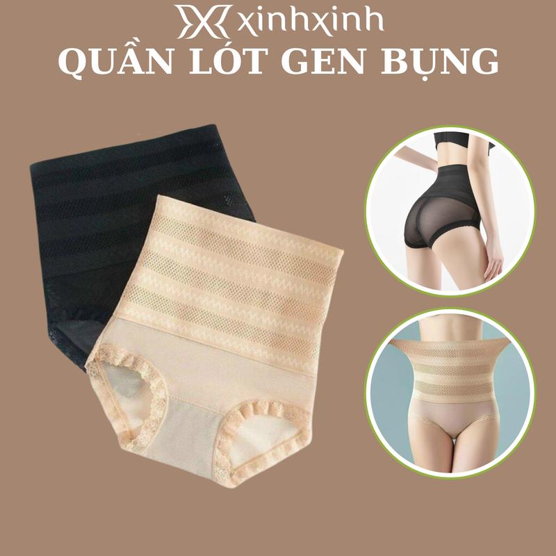  Quần Lót Gen Bụng Sọc Co Giãn Êm Ái 