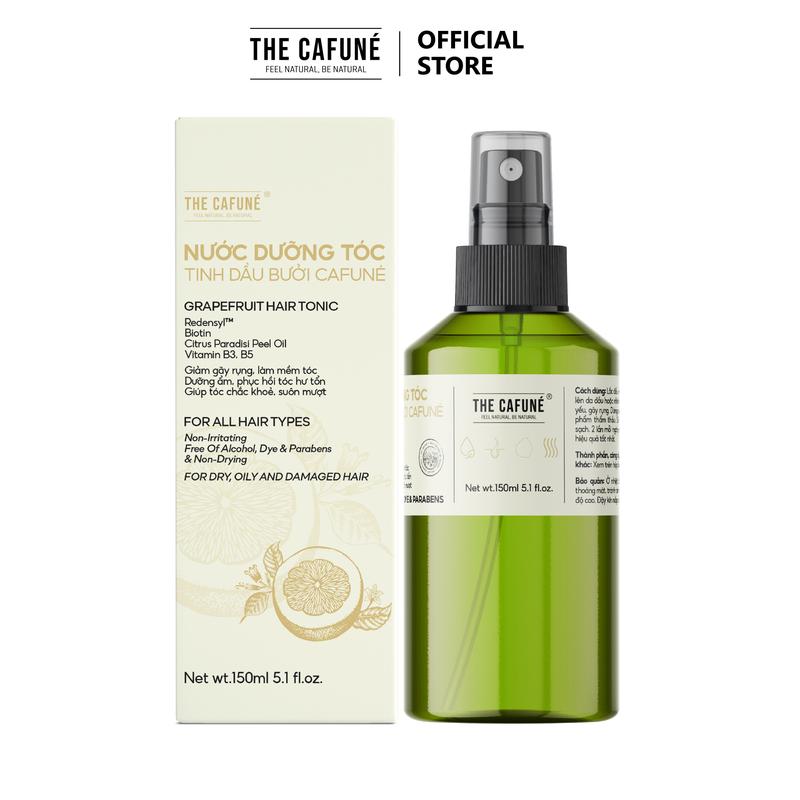 Nước Dưỡng Tóc Tinh Dầu Bưởi The Cafuné 150ml, Chăm Sóc Tóc Không Bết Rít, Không Chứa Cồn