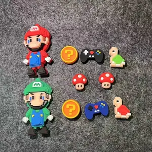 MARSC Pin Jibbitz Aksesoris Sandal Kodok Baim Mario Stitch Karakter