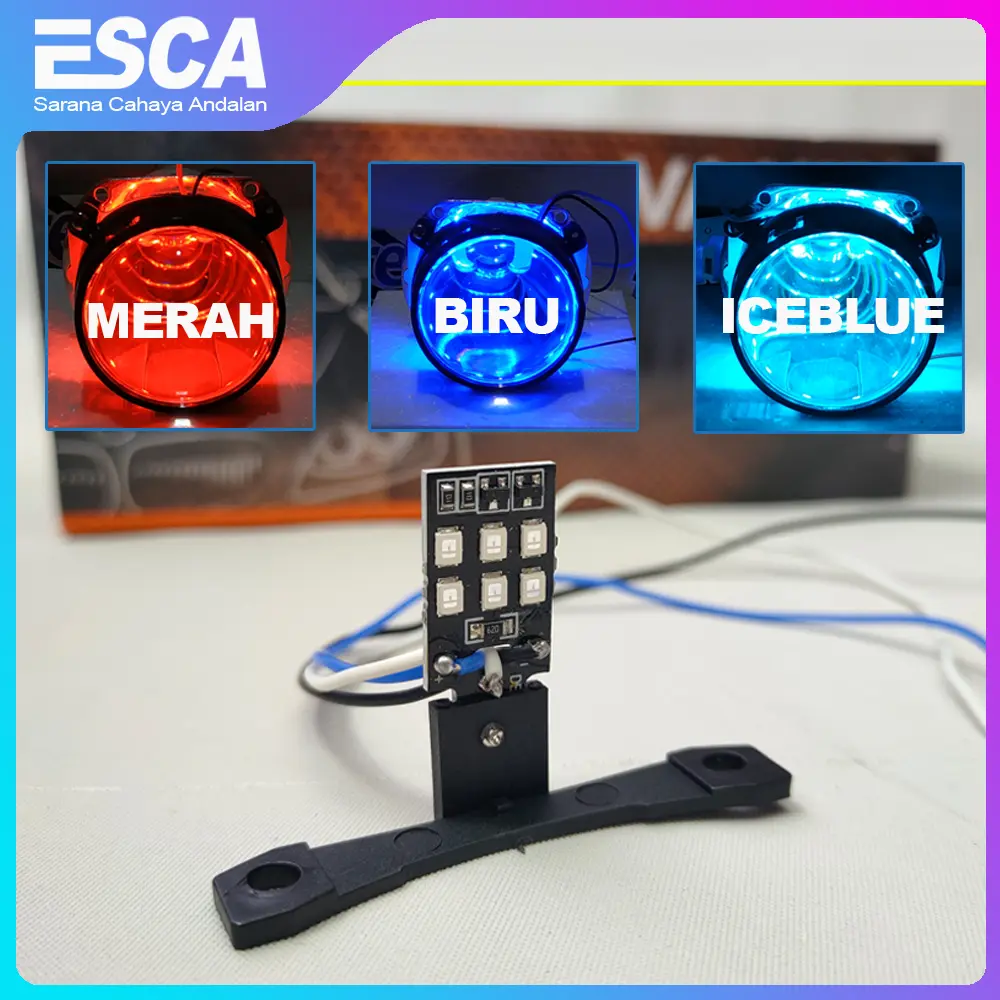 Devil Eyes Demon Eyes Vahid 3 Kabel Auto Off | DE Model Batang 6 Titi LED Auto Off