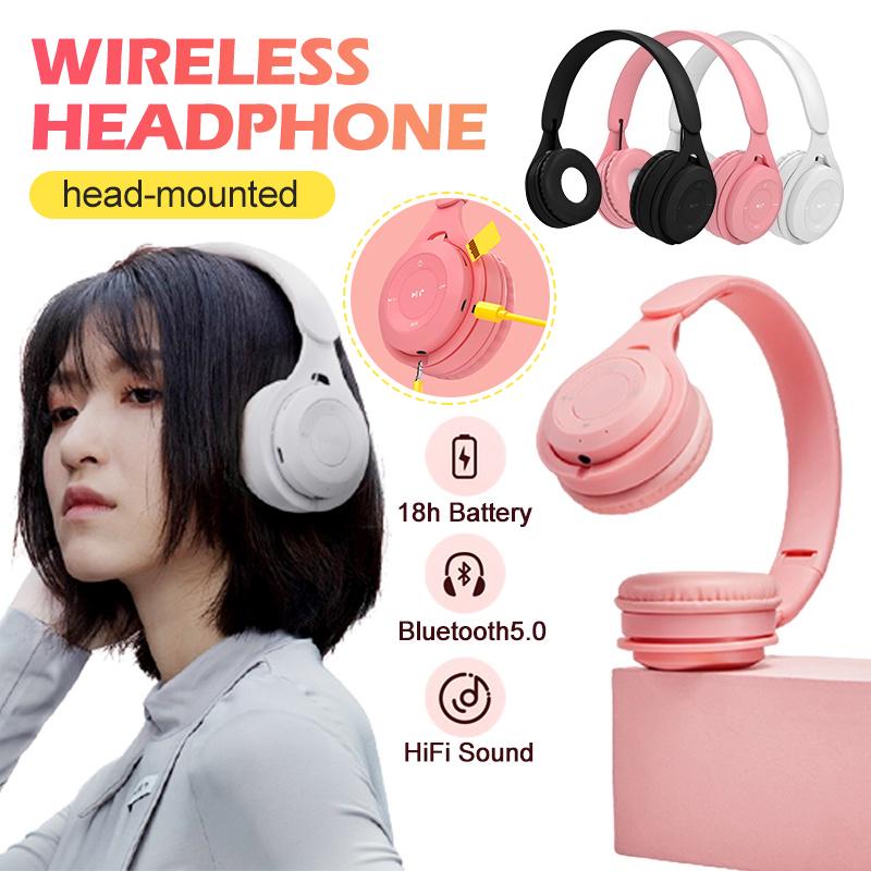 Tai nghe Bluetooth 5.0,tai nghe Bluetooth Y08 có micro Headphone không dây,thời trang dễ thương học online Nhét Tai Nghe Nhạc Earphone