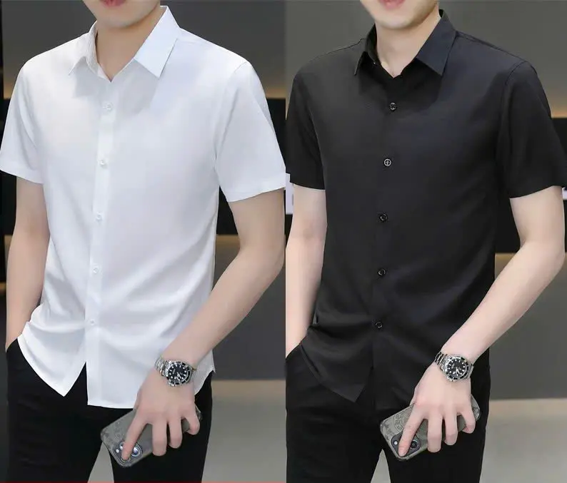 Áo sơ mi nam vải nhung dập logo nổi mềm thoáng mát mẫu áo trẻ trung-ATC99 SHOP Menswear Kate 6