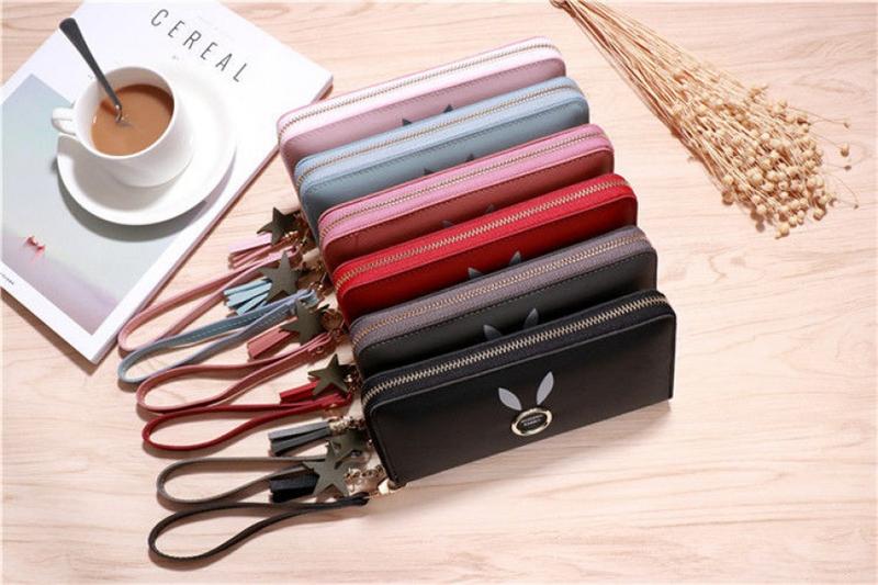 Product Introduction of New Wallet Women's Long Large Capacity Mobile Phone Bag Clutch Girl Student Multiple Card Slots Zipper Bag Wallet 1