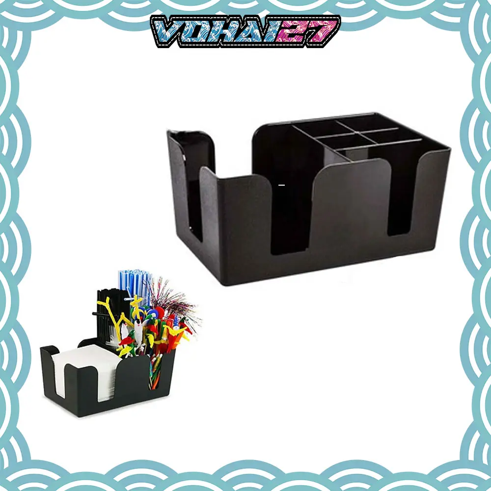 Kệ Đựng Ống Hút Hình Chữ Nhật, Kệ Úp Ly Nhiều Ngăn- Nhựa cao cấp, đảm bảo độ bền, dễ vệ sinh Kitchen