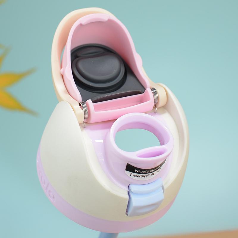 Product Introduction of Hello Kitty Owala FreeSip Insulated Stainless Steel Water Bottle with Straw for Sports and Travel thermos cup outdoor sports water bottle new Owala double-layer vacuum thermos cup sports water bottle outdoor sports fitness car hot and cold straw water cup 14