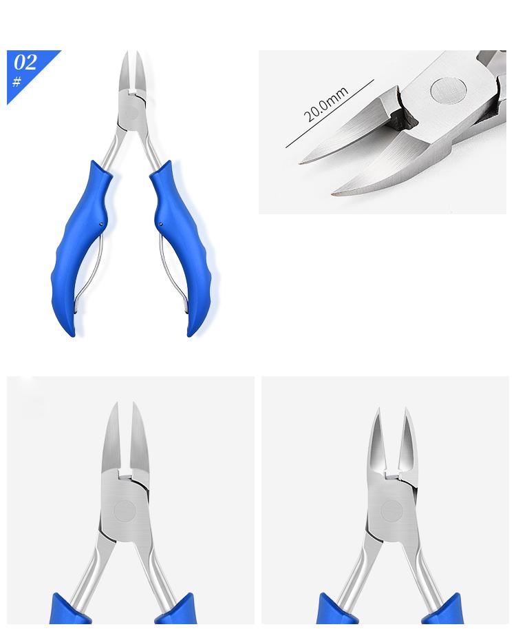 Product Introduction of Professional Nail Clippers Podiatry Correction Nippers Cuticle Cutters Cut Paronychia Pedicure Manicure Hand Foot Care Tool Stainless 7