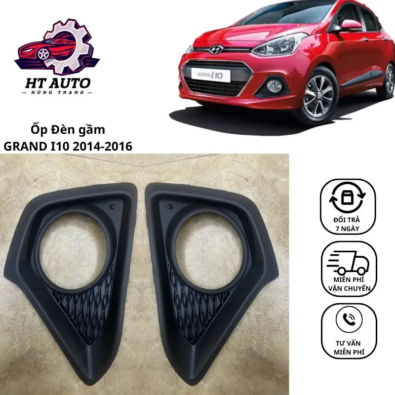 Ốp đèn gầm lắp cho xe Grand I10 đời 2014-2016
