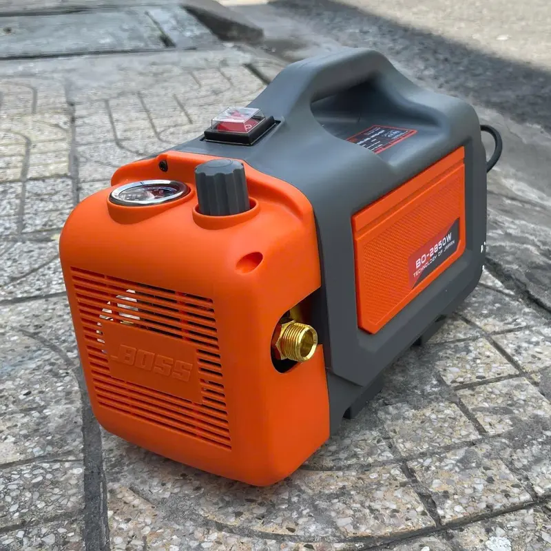 Máy rửa xe gia đình BOSS Model BO-2850W, công suất 2850W, áp mạnh 180 bar, mô tơ lõi đồng, chống giật 5
