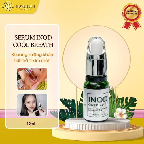 Serum INOD Cool Breath 10ml - Tinh dầu răng miệng tự nhiên giúp giảm mùi hôi miệng & nhiệt miệng hiệu quả