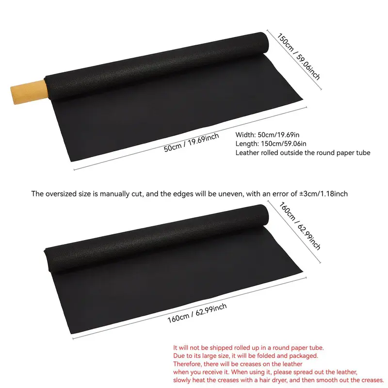 Solid Color Self-adhesive Faux Leather, Waterproof & Scratch-resistant Leather, DIY Leather for Sofa, Car Seats, Bags, Shoes, Motorcycles & Jackets 1
