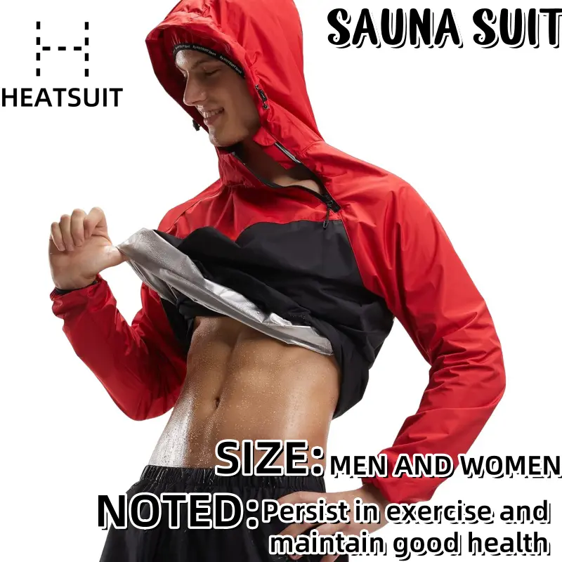 HEATSUIT Sauna Suit Men and Women Sports Boxing Gym Sweat Suits Workout Jacket