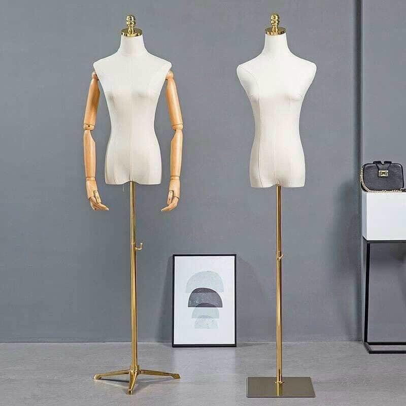 Manocanh nữ có tay gỗ Decor Cửa Hàng | canh nữ có tay, canh nữ nửa người tay gỗ | Anki Decor 7