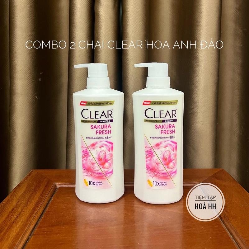 Combo 2 dầu Gội Clear Hoa Anh Đào Thái Lan 400ml