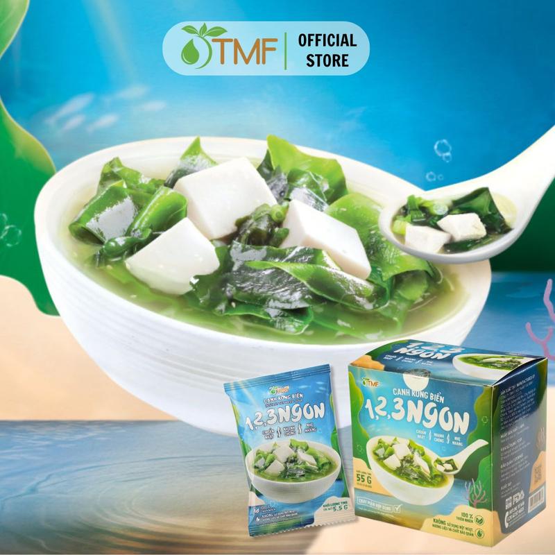 Canh rong biển ăn liền hộp 10 gói TÂM MINH FOODS