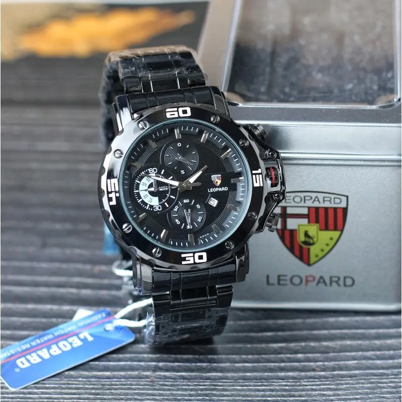 LEOPARD 100% ORIGINAL JAM PRIA TALI RANTAI
