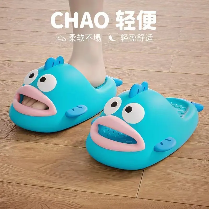 Dép Zen, Tất Cả Màu Đỏ, Cùng Phong Cách Với Cá Hề Ins, Thích Hợp Cho Trang Phục Mùa Hè, Thiết Kế Vui Nhộn Chống Trượt, Kiểu Lười, Dép Đế Dày, Dành Cho Nữ DéP Slipper Có Quai Women