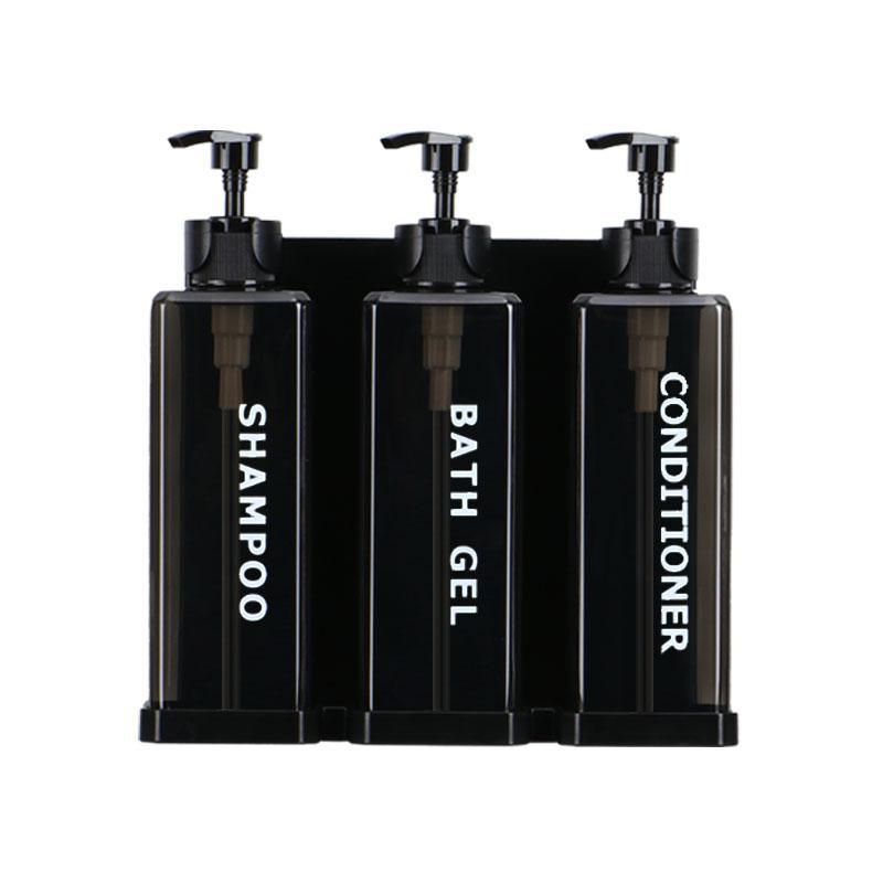 Product Introduction of Wall Mounted Soap Dispenser, 1 Count Punch-free Soap Liquid Pump, Shampoo Conditioner Shower Gel Dispenser for Bathroom Supplies 0