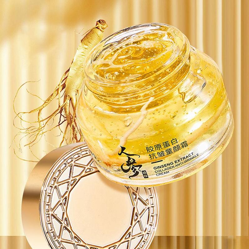 Product Introduction of Ginseng Essence Serum Facial Firming Deep Hydration Moisturizing Repairing Fine Lines Natural Skin Essence Cream Women Beuaty 50g 20