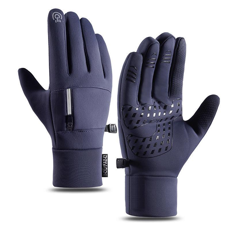 Product Introduction of Winter Gloves Velvet Wear-resistant Waterproof Cycling Glove Touch Screen Warm Gloves Outdoor Hiking Skiing Gloves for Men Women 11