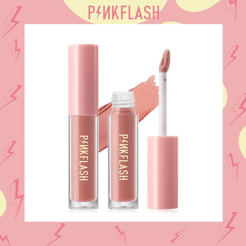 Product Introduction of ลิควิดลิปสติก PINKflash กันน้ำ ไม่เหนียวเหนอะหนะ ติดทนนาน ลิปครีมด้าน 25
