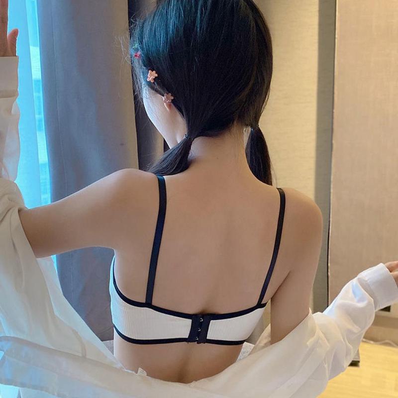 Áo Ngực Liền Mạch, Dành Cho Bé Gái, Chất Liệu Cotton, Kiểu Áo Yếm Phát Triển, Thích Hợp Cho Thanh Niên, Thiết Kế Thanh Lịch, Đồ Lót Nữ Không Đường May, Thoáng Khí Và Thoải Mái, Thích Hợp Cho Phụ Nữ, [Thanh Toán Khi Nhận Hàng / Vận Chuyển Địa Phương] 2