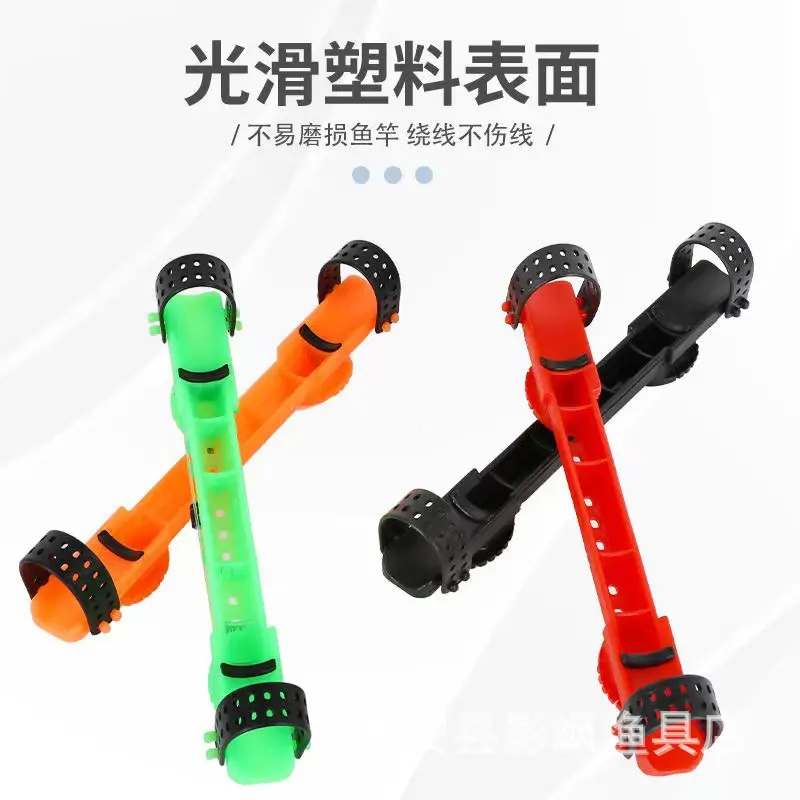 Con lăn dây nhanh cho cần câu, dụng cụ cuộn dây cáp, kẹp dây câu cá, kẹp dây câu, đồ câu cá, dụng cụ câu cá bằng silicon. 3