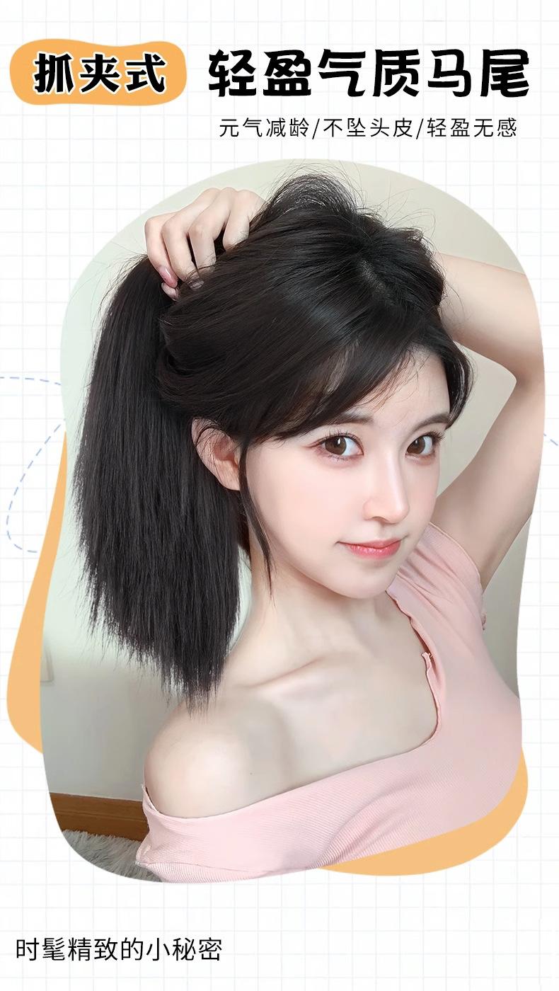 Product Introduction of Tóc Giả Đuôi Ngựa, Kiểu Cầm Tóc Thẳng, Dành Cho Nữ, Bện Tự Nhiên, Đuôi Ngựa Cao, Tóc Nhân Tạo, Đuôi Ngựa Ngắn, Tóc Dài Trung Bình Tóc Nối, Người Có Ảnh Hưởng Trực Tuyến 0