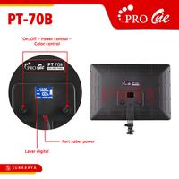 Gambar LED BiColor Light Panel Lampu Kotak Continuous Make Up Pro One PT-70B Kuning Putih White dari Foyu Photo Kota Administrasi Jakarta Selatan 4 Tokopedia