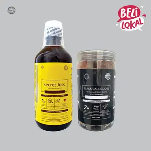 PAKET Black Garlik Joss bawang hitam + Secret Joss Lemon , Cuka Apel , Sari Kurma dan kayumanis