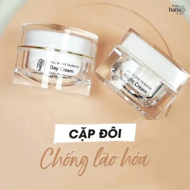 Kem Riori Whitening Skin chống lão goá, dưỡng trắng da và làm mờ vết sạm, nám, tàn nhang 30g