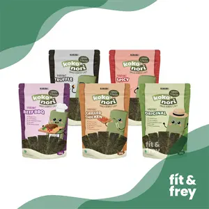 KOKOBI Koko Nori Crispy Seaweed 20g - Snack Rumput Laut - Gluten Free - No Msg - Kokonori - Abe Food