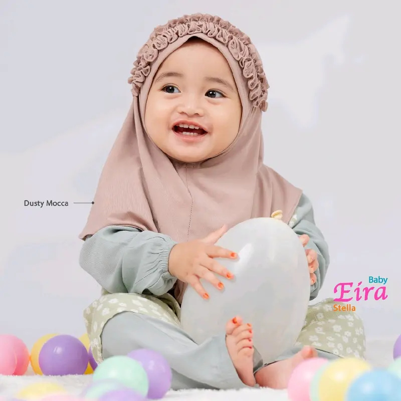 Hijab baby terbaru by AR Rafi ️Eira Baby️dengan desain yang super cute dan warna yang begitu cantik || (Anniha Collection) 1