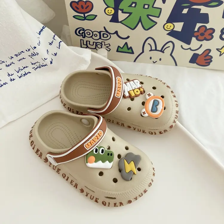 Dép cho bé Cheerful Mario LQ-7588AD, sục cross cho bé trai bé gái siêu nhẹ chống trơn trượt SM2 7