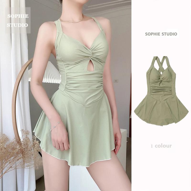 Product Introduction of ❤ Women's Halter Sweet Cute Swimsuit Sexy Siamese Beachwear Swimsuit Beach Skirt Swimsuit High Waist Girl's Swimsuit 2025 Outdoor 5
