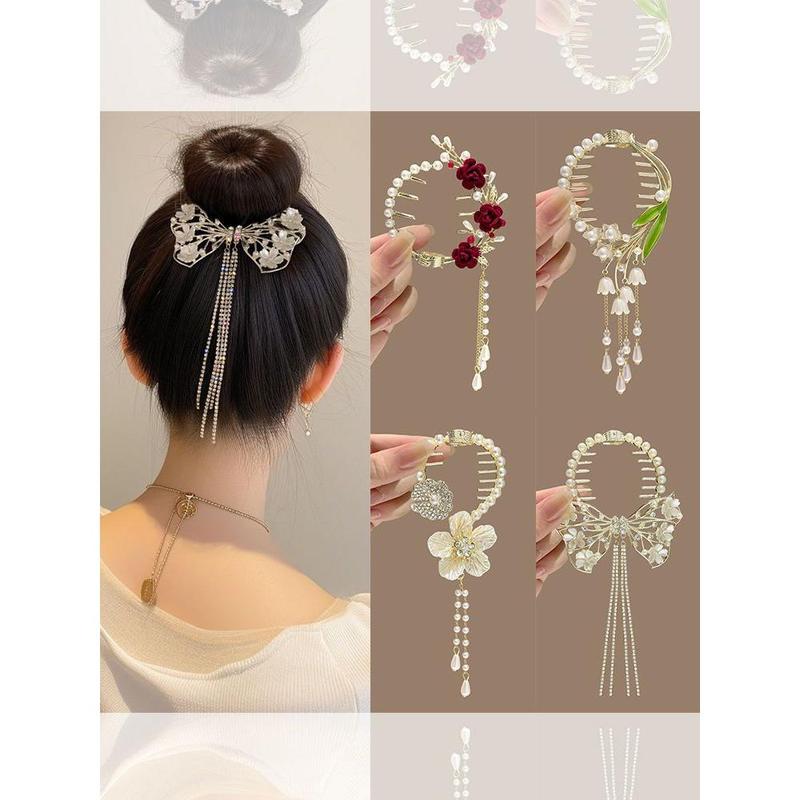 Kẹp Tóc, Mặt Hàng Bán Chạy, Với Thiết Kế Chạm Khắc Rỗng Và Kẹp Cua, Thích Hợp Cho Tóc Trẻ Em, Nhẹ Và Lý Tưởng Để Tạo Mẫu Hàng Ngày Và Ngày Lễ. 1