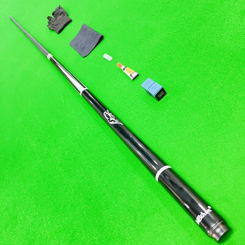 Product Introduction of New Upgrade Black Panther Black Technology Removable Split Carbon Billiard Cue Entry Level Snooker Small Medium Large Table Tennis 4