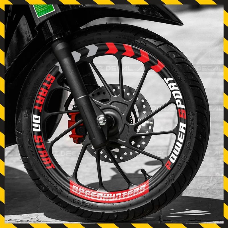 [TỔNG HỢP] Tem Vành Xe Máy Yamaha Đủ 2 Bánh | Decal Dán Mâm Xe Máy Exciter 150, 155, Sirius, Jupiter, R15 V3,..