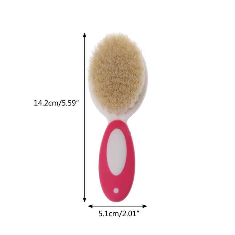 Product Introduction of Newborn Baby Natural Boys Girls Soft Wool Hair Brush for Head Comb Infant for Head Massager Portable Bath Brush Comb For 41