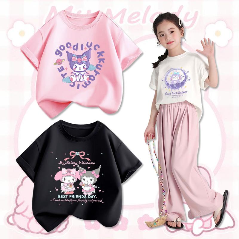 Product Introduction of เสื้อยืดเด็กลายการ์ตูน สไตล์เกาหลี โอเวอร์ไชต์สกรีนลายแฟชั่น ใส่ได้ทั้งชายและหญิง 6