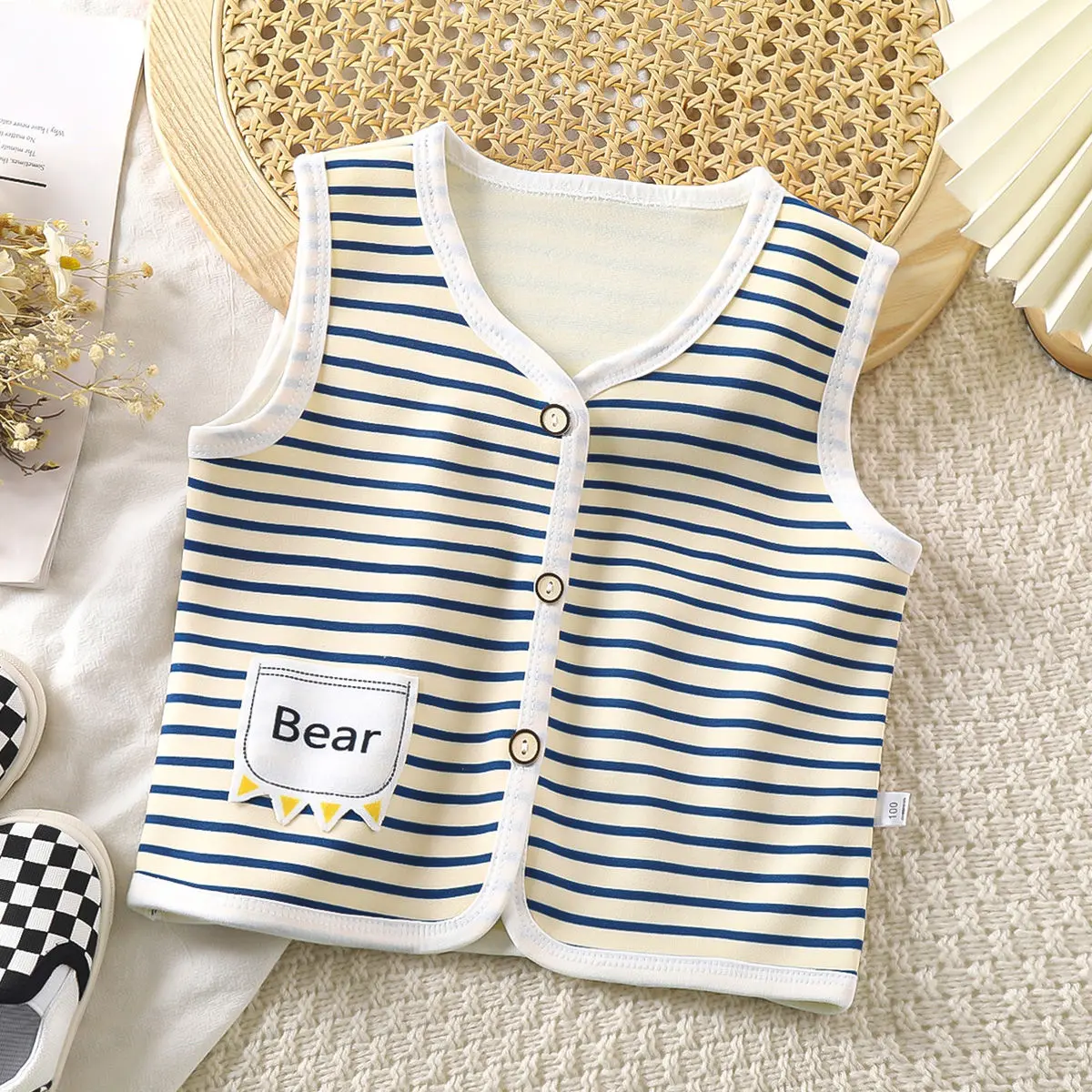 Áo Vest Trẻ Em, Lót Lông Cừu, Dày Dặn, Thích Hợp Cho Mùa Thu Và Mùa Đông, Áo Vest Nhẹ Mùa Xuân, Áo Vest Giữ Nhiệt Cho Em Bé Áo Ghi Lê Nam Và Nữ, Áo Ghi Lê Cho Em Bé, Được 69000 Người Vinh Danh