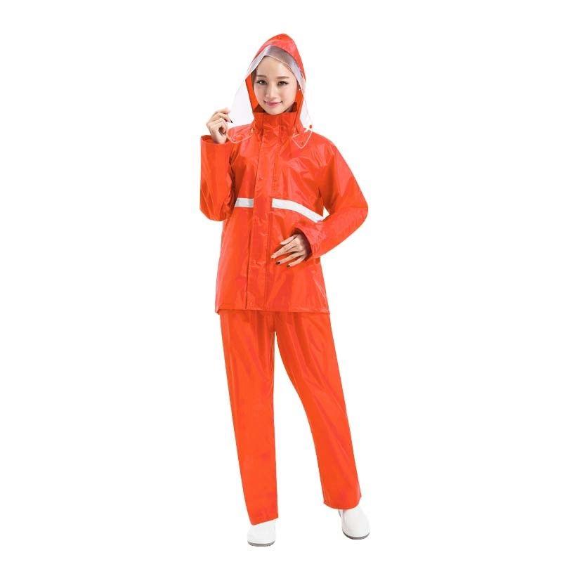 Product Introduction of Raincoat Rain Pants Suit Anti-Rainstorm Men's Hiking Portable Reflective Construction Site Delicate Split Fishing Raincoat 28