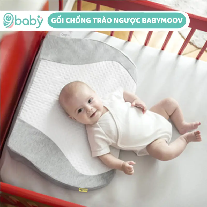 Gối chống trào ngược Babymoov giảm nôn trớ bảo vệ hệ tiêu hóa của bé 0