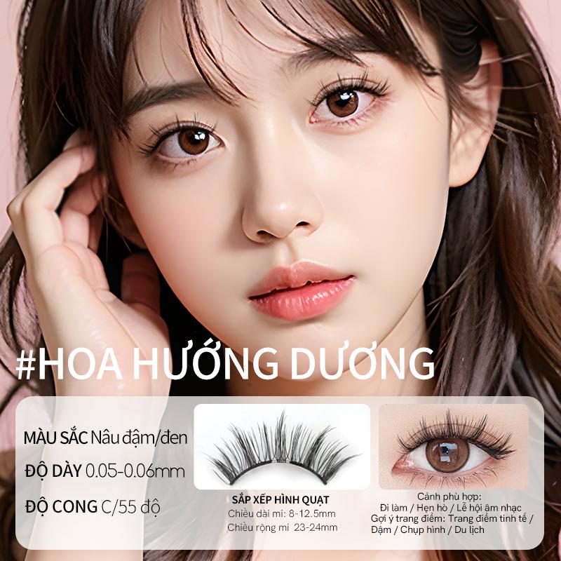 [KOL] Mlen Diary - Mi giả nam châm mềm HOA HƯỚNG DƯƠNG Sunflower Lông mi giả từ tính an toàn, tái sử dụng, chất lượng cao, chuyên nghiệp, dễ gắn, dễ sử dụng, tự nhiên và nhẹ nhàng