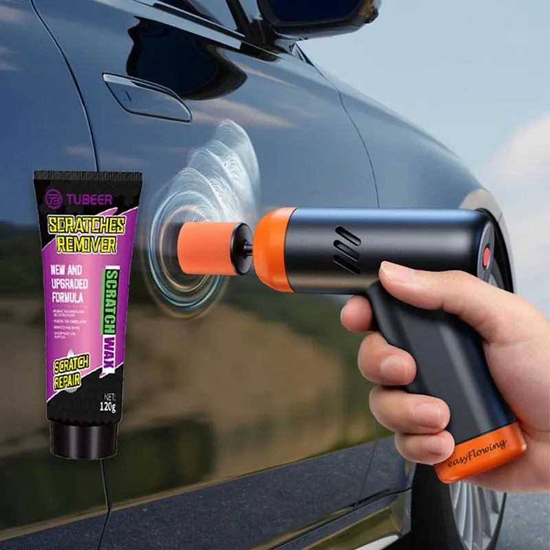 Multifunctional Car Waxing Polisher Set, Wireless Charging Portable Polisher, Car Paint Scratch Repair & Waxing Tool, Automotive Paint Scratch Remover