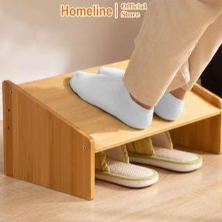 Ghế kê gác chân công thái học giá rẻ thương hiệu HOMELINE cho văn phòng, làm việc, học tập chống đau mỏi chân - D17